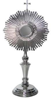 Monstrance: Classic Pewter Monstrance