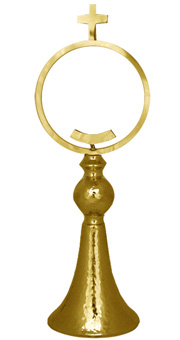 Monstrance: Handy Gold Plated Chapel Monstrance